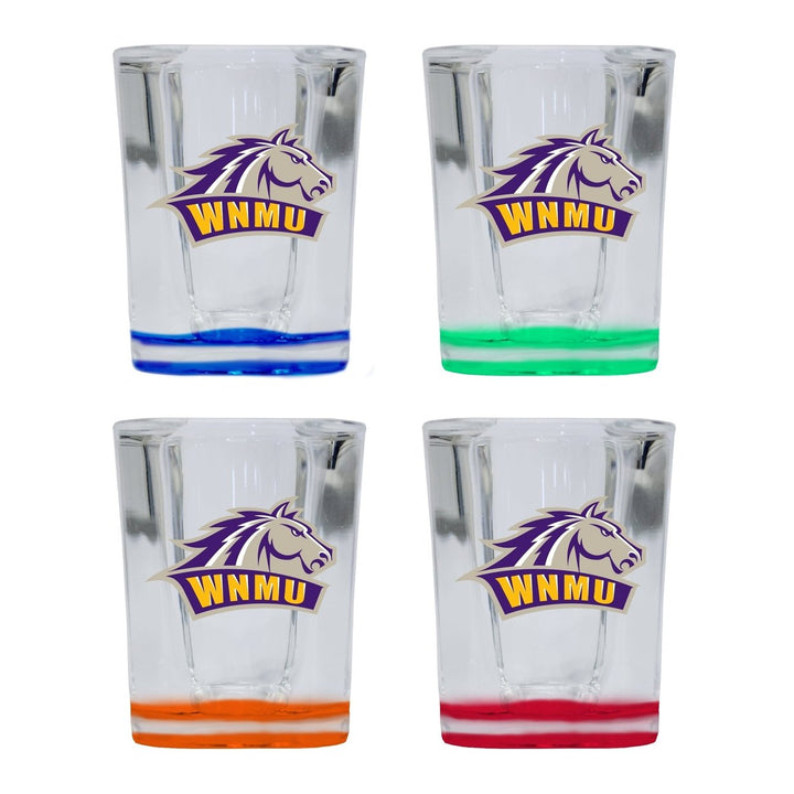 Western Mexico University 2 Ounce Shot Glass Square Officially Licensed Collegiate Product Image 4