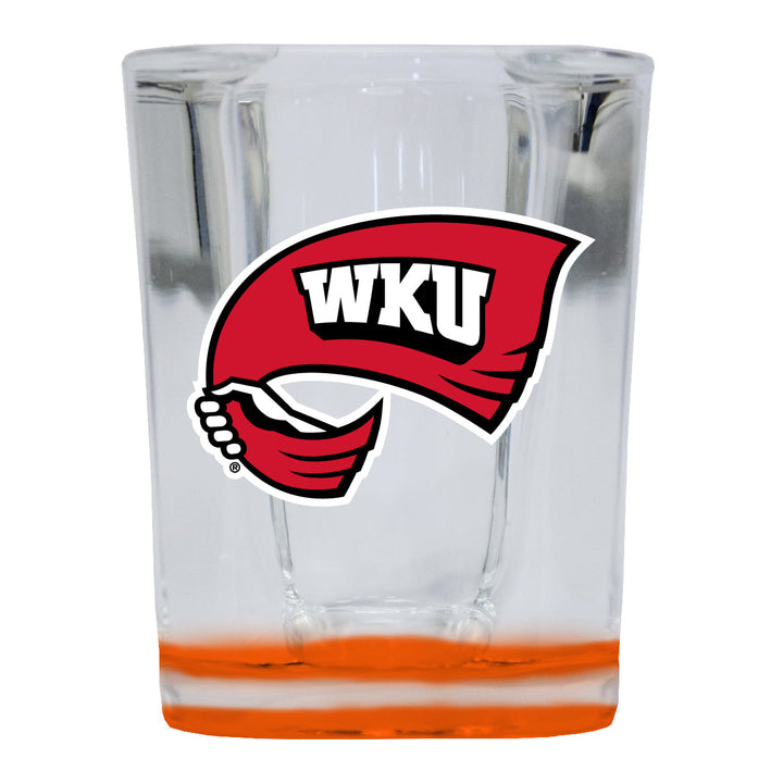 Western Kentucky Hilltoppers 2 Ounce Shot Glass Square Officially Licensed Collegiate Product Image 2