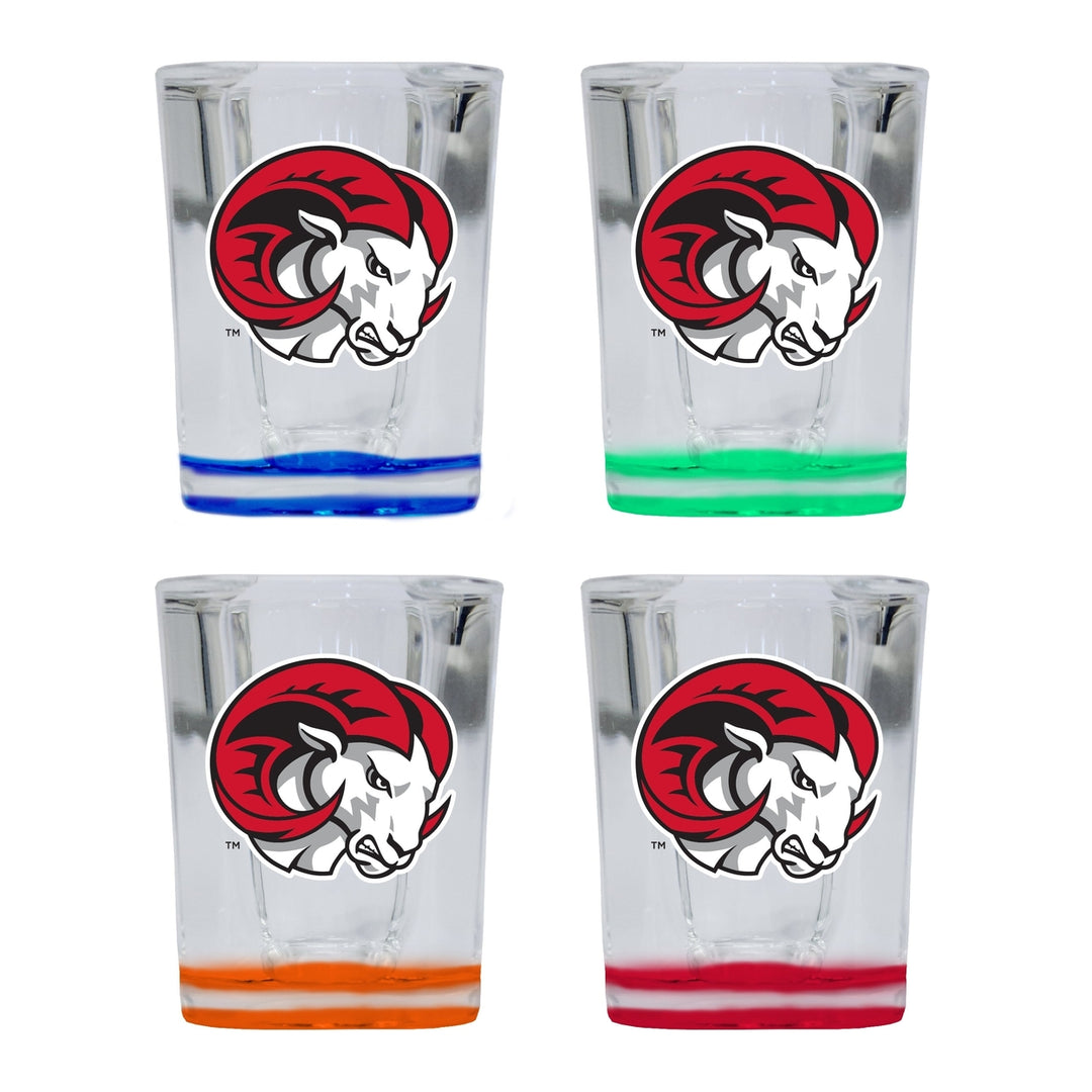 Winston-Salem State 2 Ounce Shot Glass Square Officially Licensed Collegiate Product Image 4