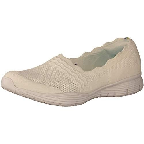 Skechers Womens Seager - Umpire Slip-On White - 158011-WHT WHITE Image 4