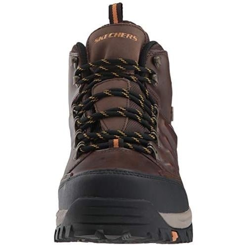 Skechers Mens Relment-Traven Hiking Boot DARK BROWN Image 1