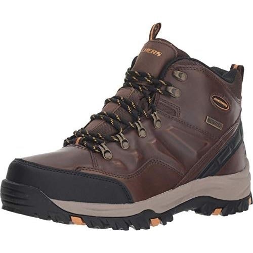 Skechers Mens Relment-Traven Hiking Boot DARK BROWN Image 2