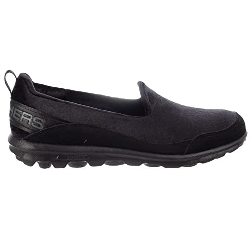 Skechers Womens Go Walk Classic - Swanky Slip-On Sneaker Black - 124183-BBK BLACK Image 4