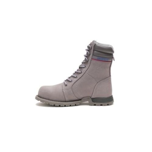 CATERPILLAR WORK Womens Echo Waterproof Steel Toe Work Boot Frost Grey - P90565 FROST GREY Image 3