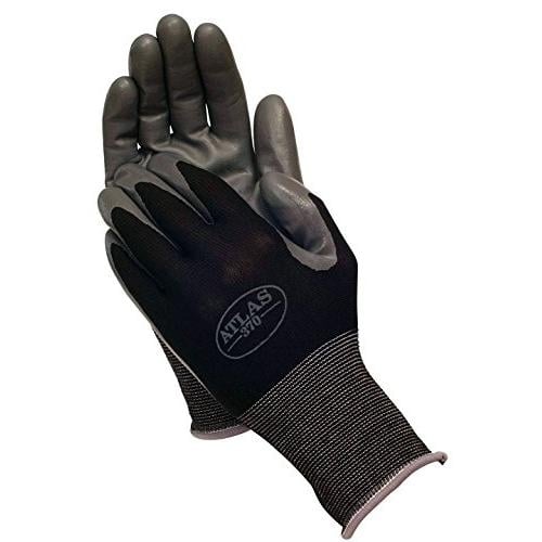 SHOWA 370B Unisex Nitrile Palm Coating Gloves Grey Black General Purpose 1 Pair Image 4