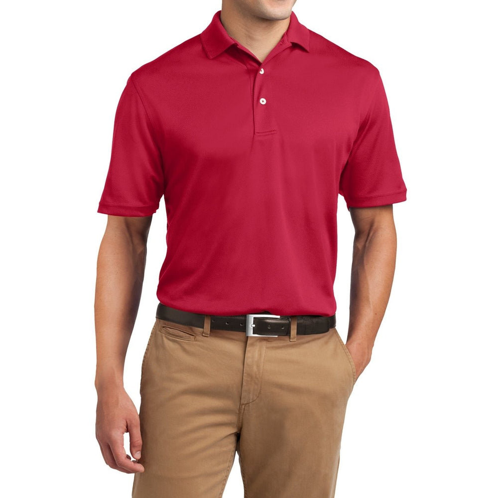 4-Piece Mens Casual Fit Short Sleeve Golf Shirt Breathable Knit Cotton Blend Image 2