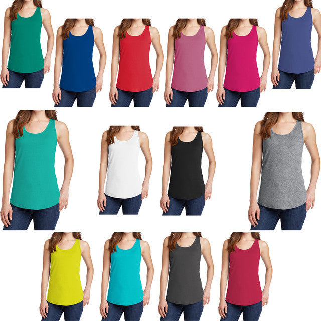 Womens Lightweight Crew Neck Solid Tank Tops 3-Piece Set Ultra-Soft Summer Fitness Image 4