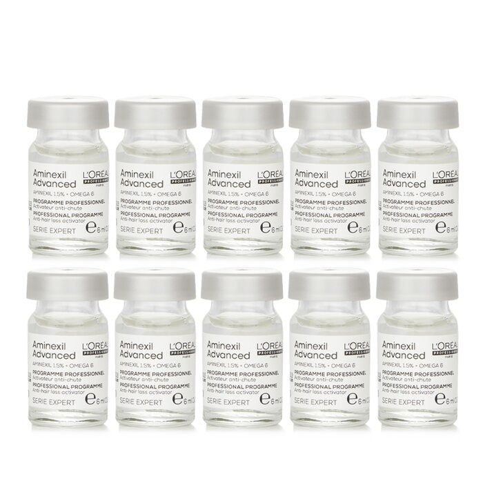 LOreal - Serie Expert- Aminexil Advanced Anti-Hair Loss Professional Programme(10x6ml) Image 1