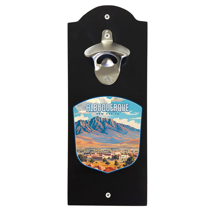 Alburqueque Mexico Design A Souvenir Wall mounted bottle opener Image 1