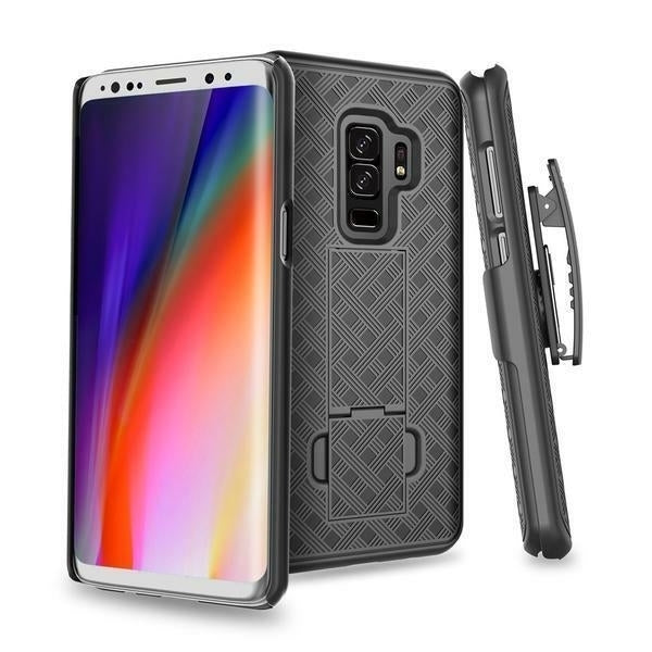 For Samsung Galaxy S9 Plus Holster Belt Clip Shockproof Cover Case Image 1