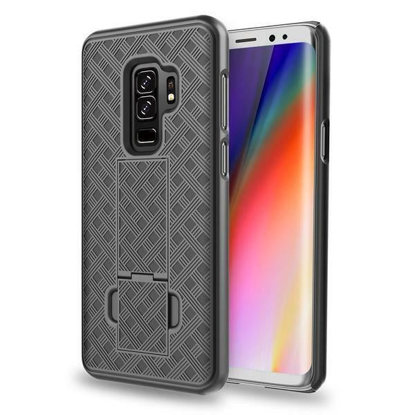 For Samsung Galaxy S9 Plus Holster Belt Clip Shockproof Cover Case Image 2