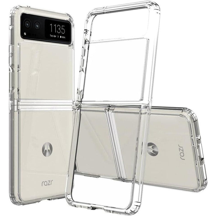 Motorola Razr 2023 CaseClear Shockproof Phone CoverUltra-Thin Slim Fit Hard Image 1