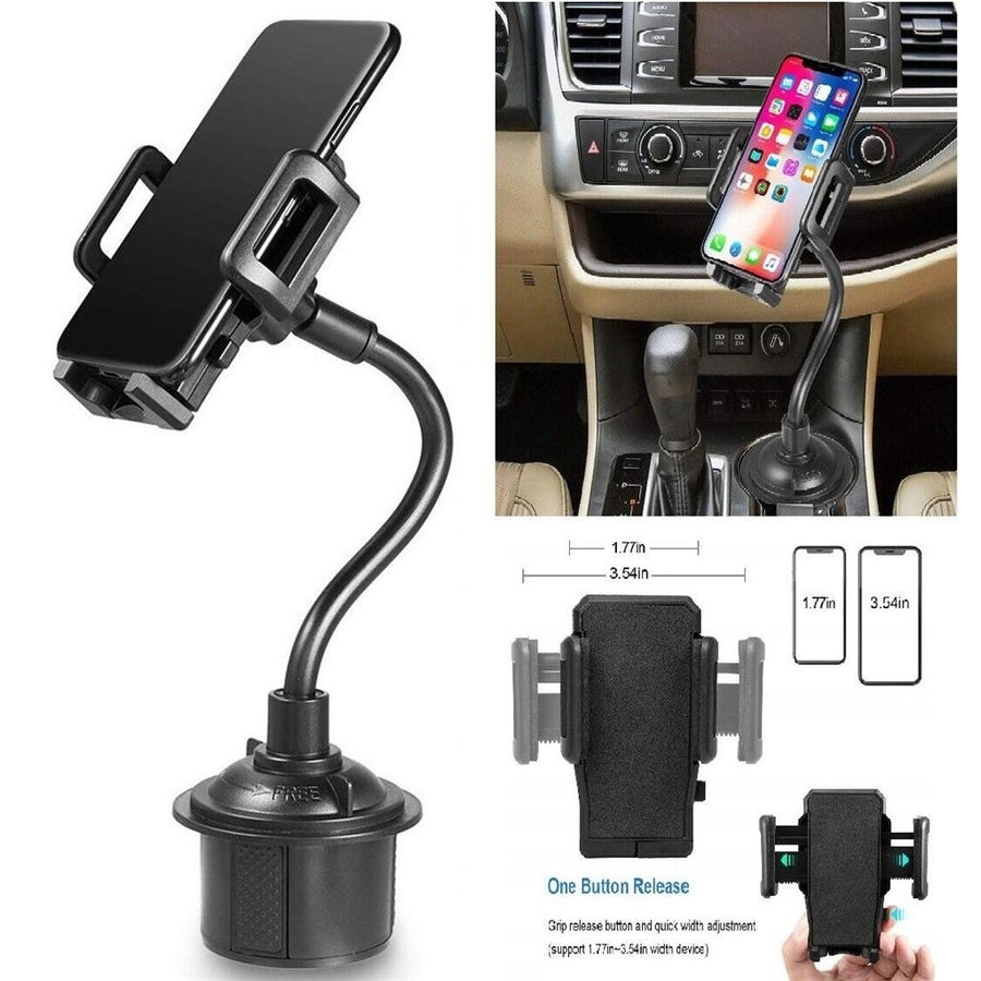 For Cricket Dream 5g / Innovate / Radiant Max 5g Car Cup Holder Phone Mount Image 1