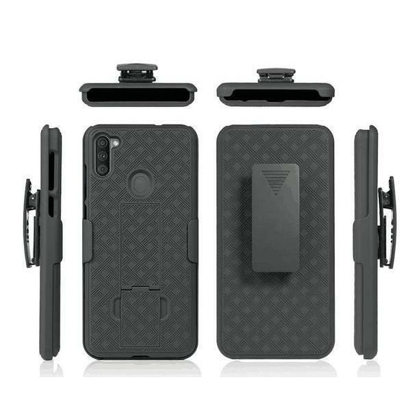 For Samsung Galaxy A11 Case Slim Rugged Holster Phone Belt Clip Cover Kickstand Image 1