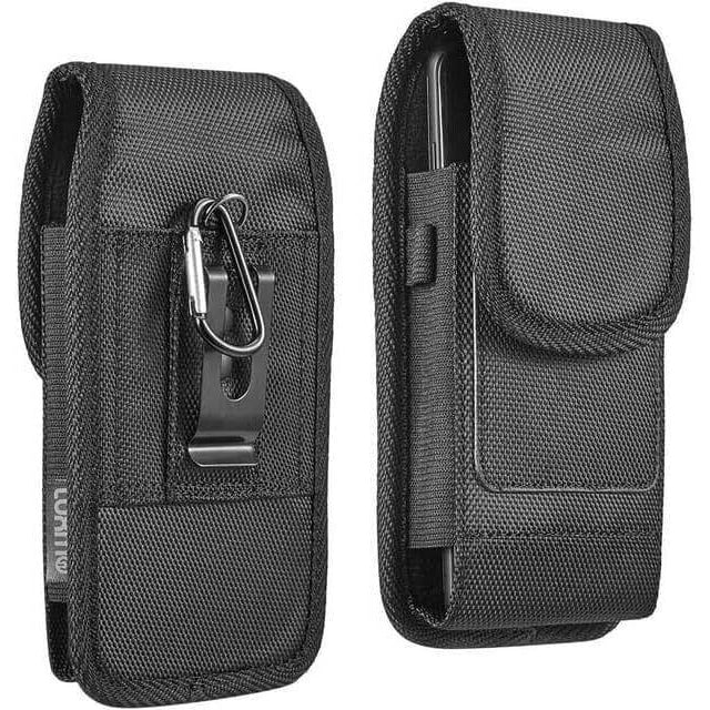 Rugged Vertical Belt Clip Case Pouch Holster for Alcatel Jitterbug Flip Phones Image 1