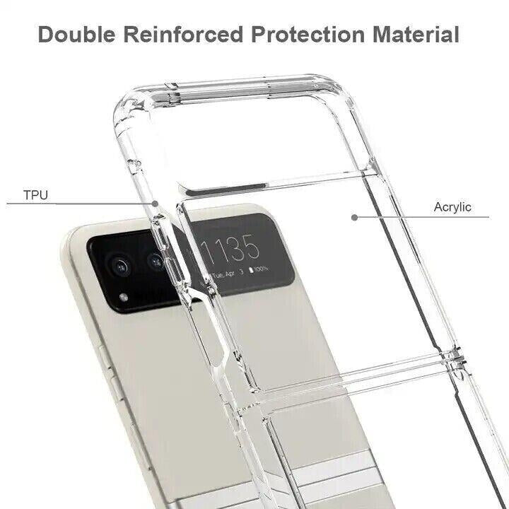 Motorola Razr 2023 CaseSlim Clear Protective Shock Resistant Image 6