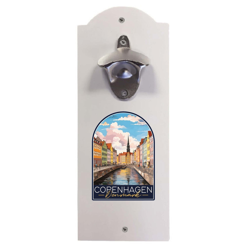 Copenhagen Denmark Design B Souvenir Wall mounted bottle opener Image 2