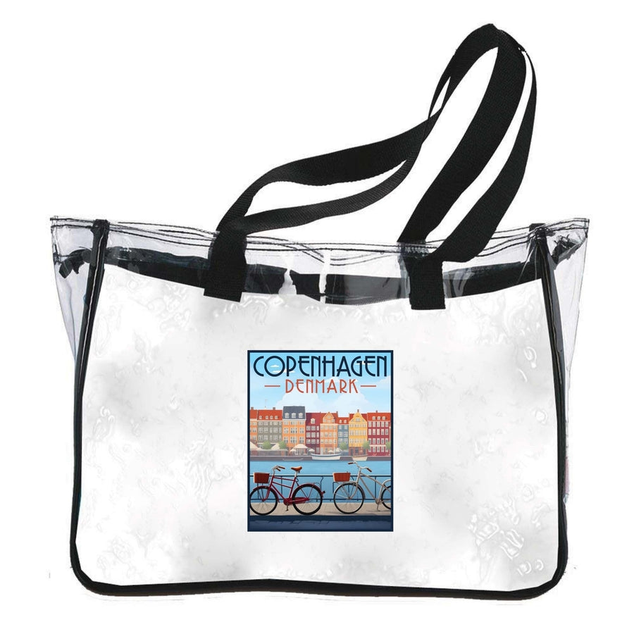 Copenhagen Denmark Design C Souvenir Clear Tote Bag Image 1