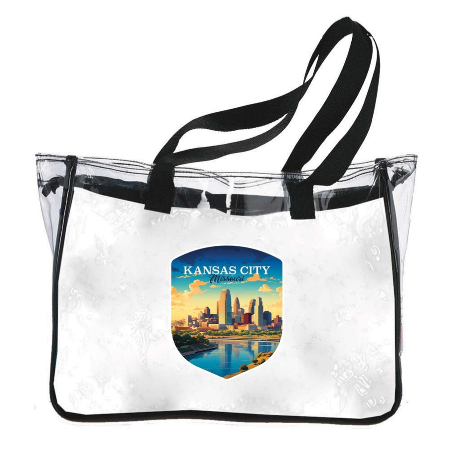 Kansas City Missouri Design A Souvenir Clear Tote Bag Image 1