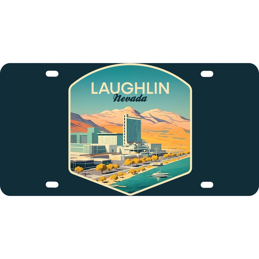 Laughlin Nevada Design A Souvenir Metal License Plate Image 1