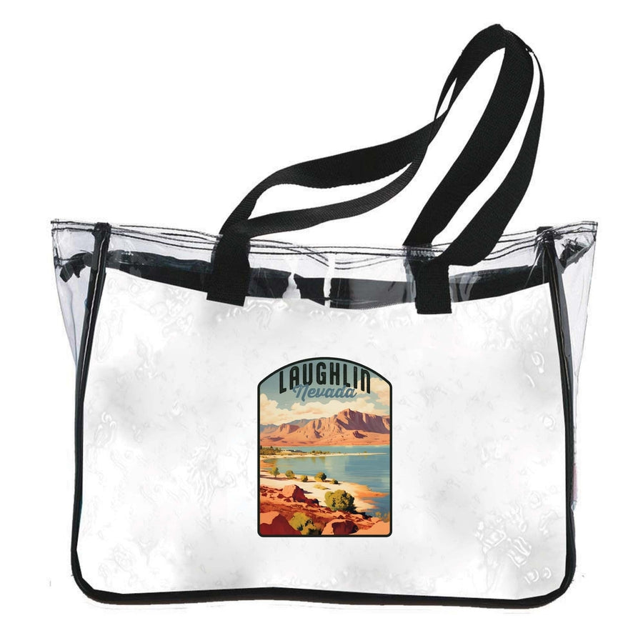 Laughlin Nevada Design B Souvenir Clear Tote Bag Image 1