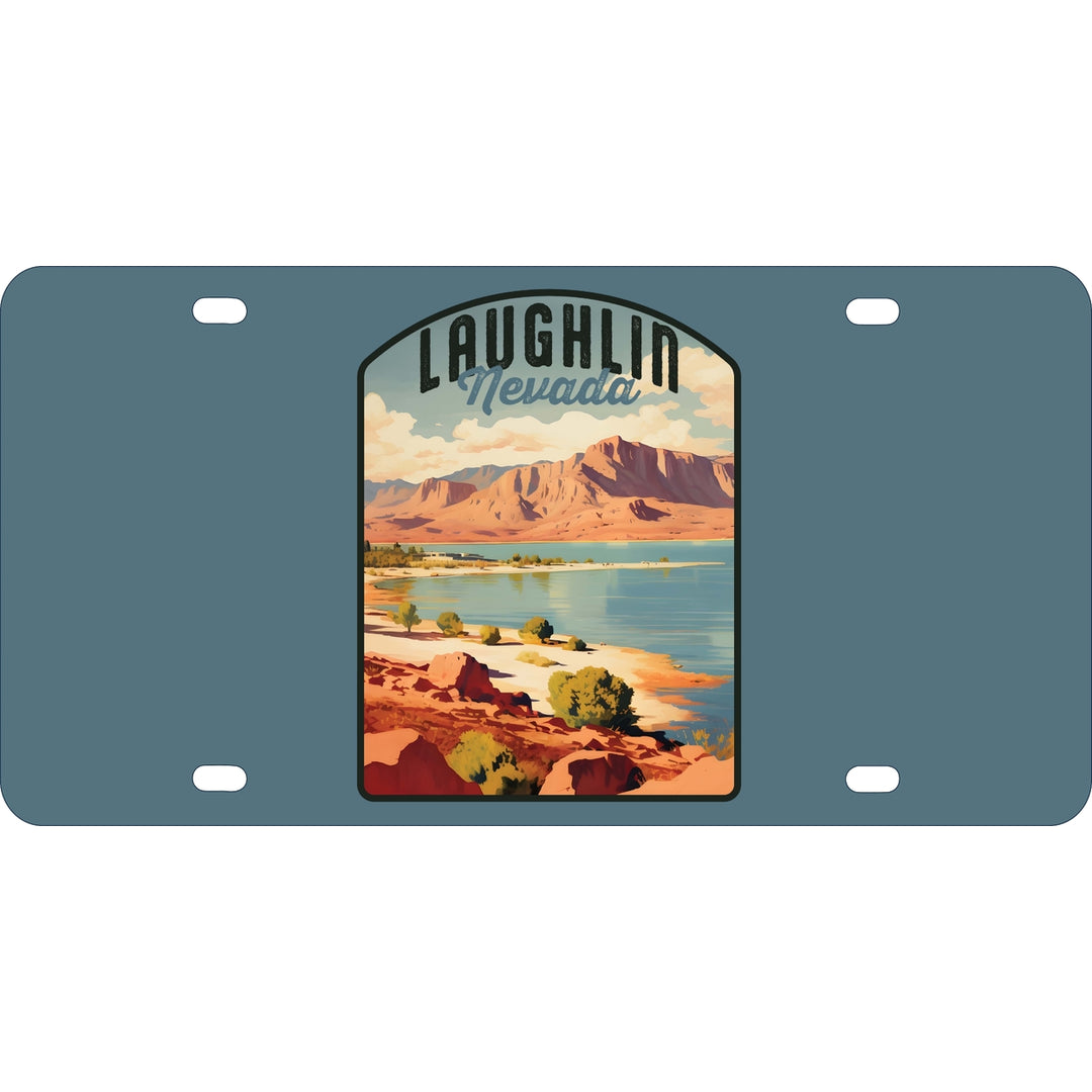 Laughlin Nevada Design B Souvenir Metal License Plate Image 1