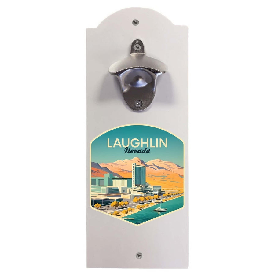 Laughlin Nevada Design A Souvenir Wall mounted bottle opener Image 1