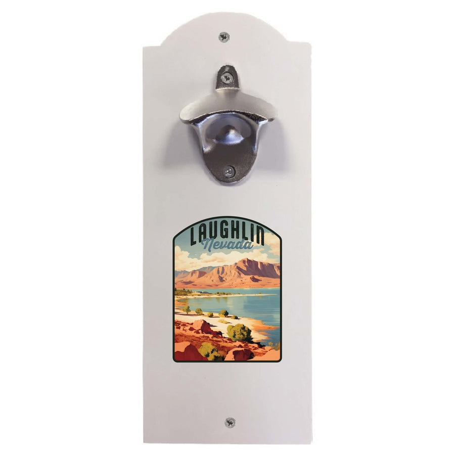 Laughlin Nevada Design B Souvenir Wall mounted bottle opener Image 1