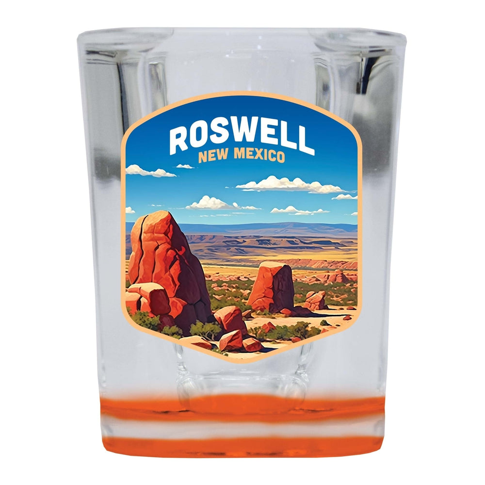 Rowell Mexico Design B Souvenir 2 Ounce Shot Glass Square Image 2