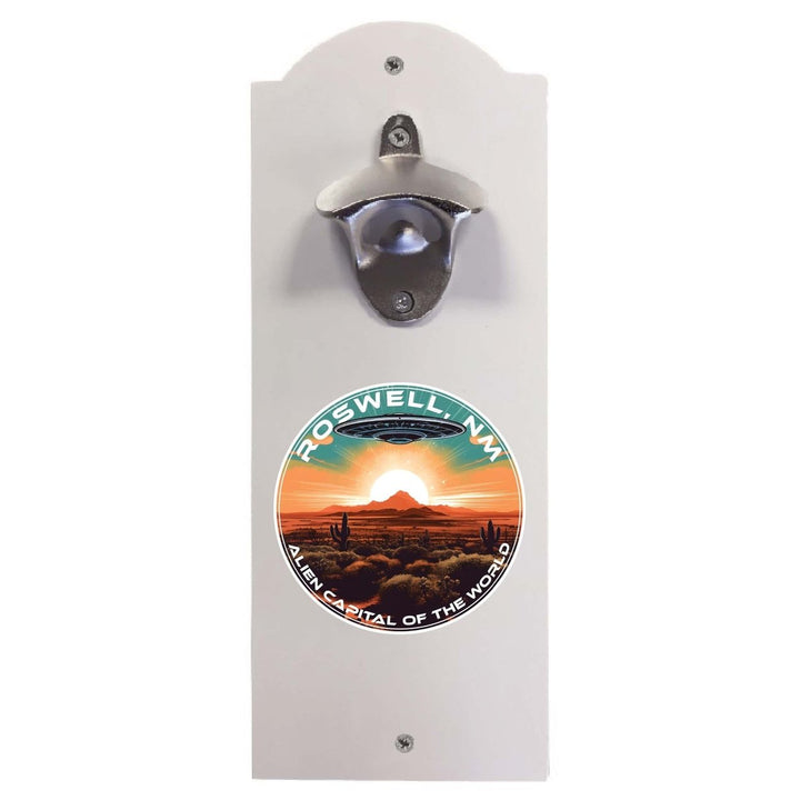 Roswell Mexico Design A Souvenir Wall mounted bottle opener Image 1