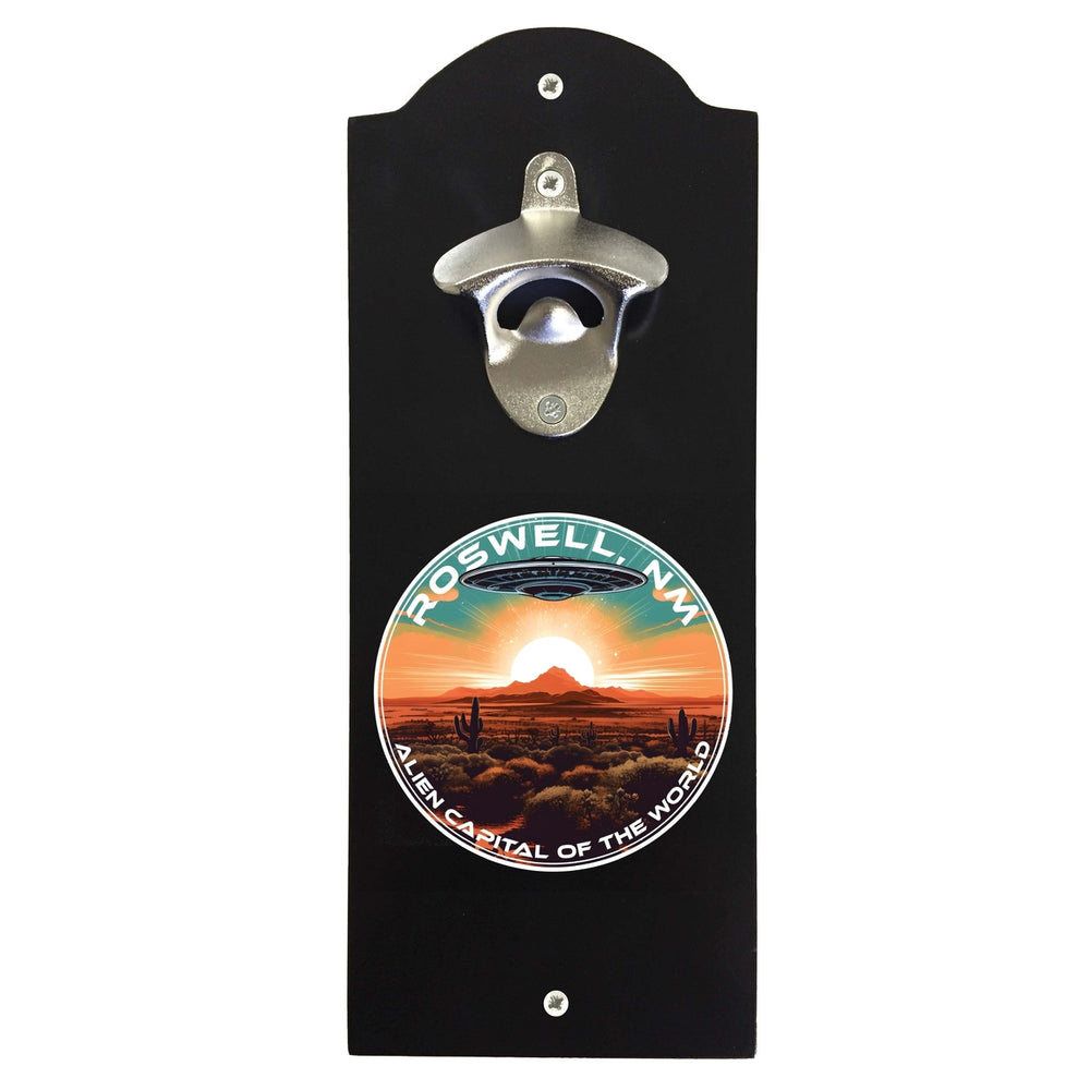 Roswell Mexico Design A Souvenir Wall mounted bottle opener Image 2