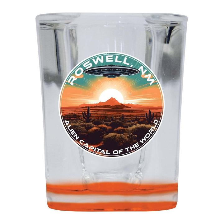 Roswell Mexico Design A Souvenir 2 Ounce Shot Glass Square Image 1