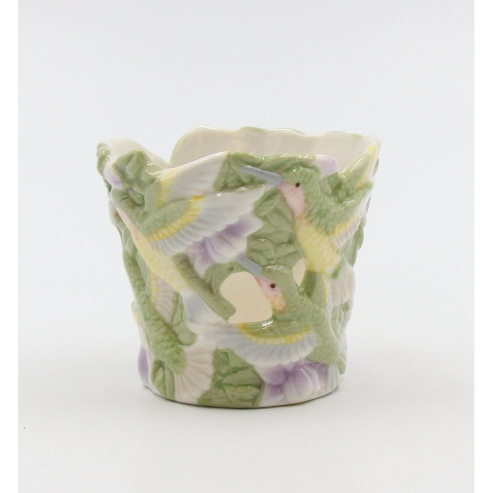 Ceramic Hummingbird Votive Candle Holder 3.25 Inch Image 2