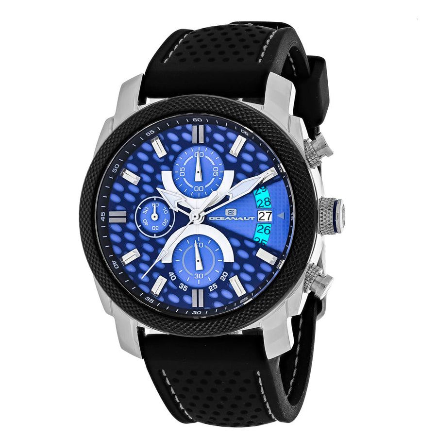 Oceanaut Mens Kryptonite OC2320 Blue Dial Stainless Steel Quartz Watch Image 1