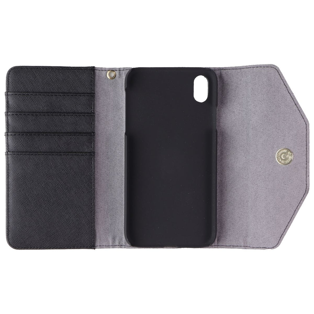 iDeal of Sweden Mayfair Clutch Series Case for Apple iPhone XR - Black Image 3