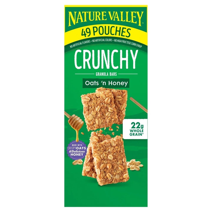 Nature Valley Crunchy Granola Bar Oats n Honey 1.49 Ounce (49 Count) Image 1