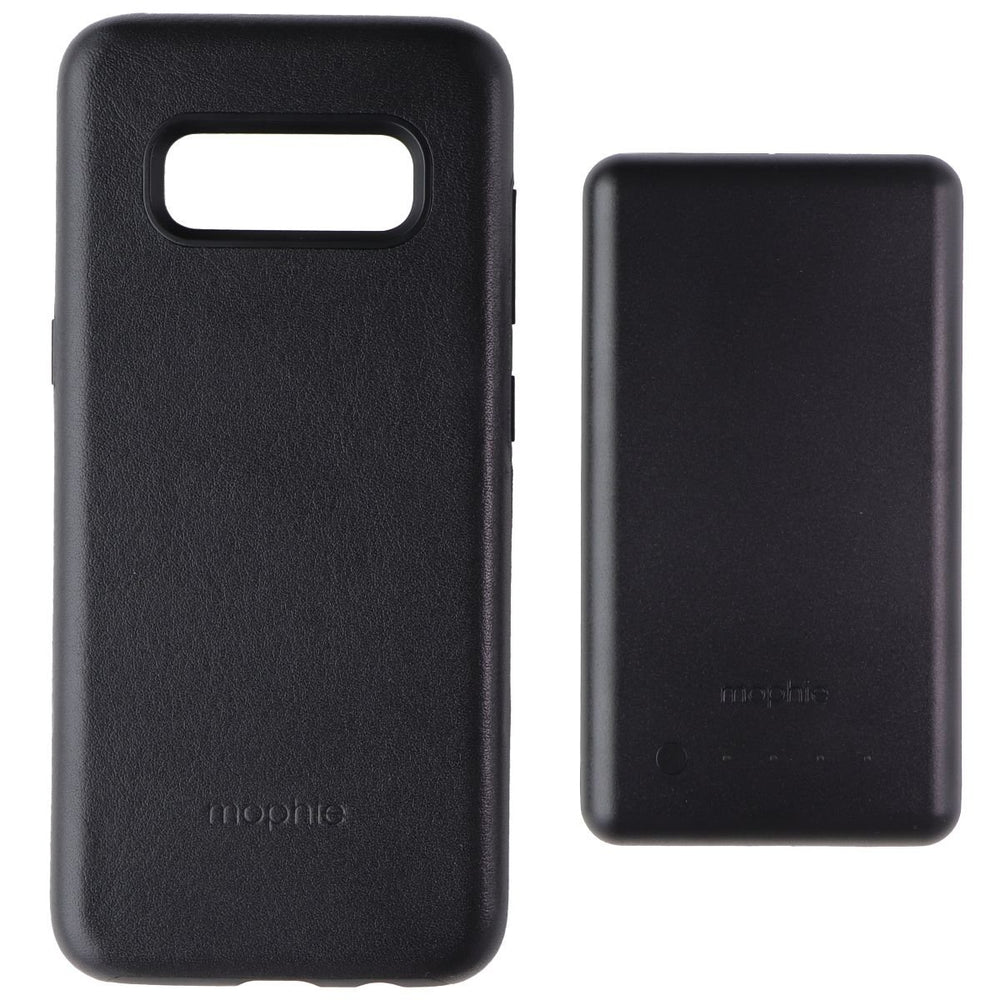 Mophie Leather Charge Force Case and Qi PowerStation mini for Galaxy S8 - Black Image 2