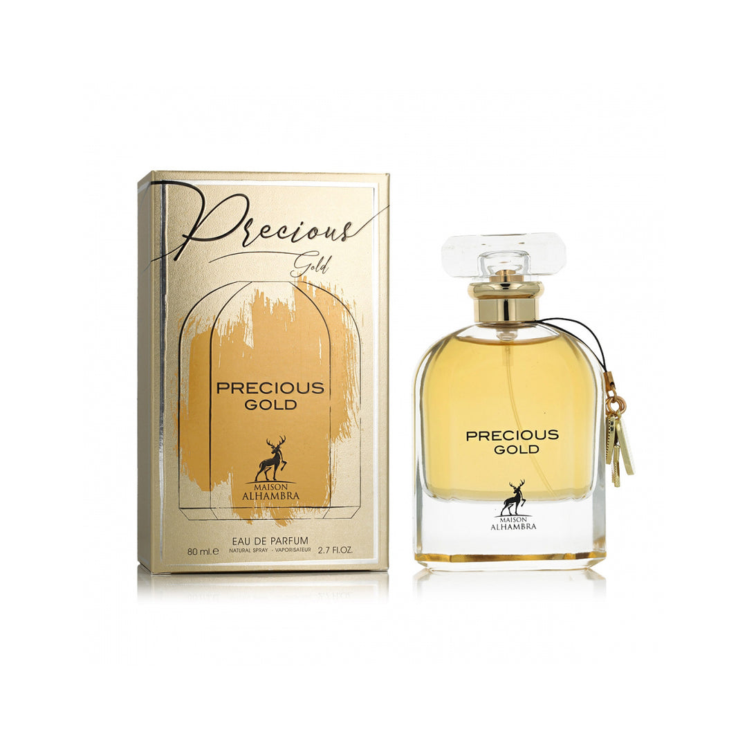 Maison Alhambra Precious Gold EDP 2.7 oz Women Fragrance Jasmine Almond Sandalwood Image 1