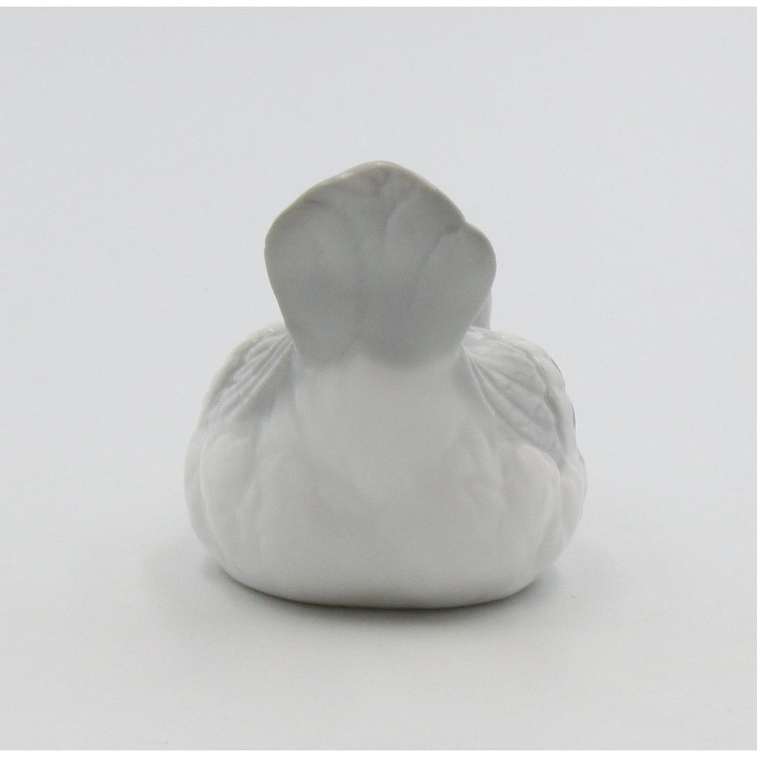 Ceramic Gray Bird Figurine 3.25in Gift for Birdwatcher Mom Image 3