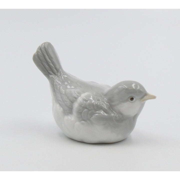 Ceramic Gray Bird Figurine 3.25in Gift for Birdwatcher Mom Image 4