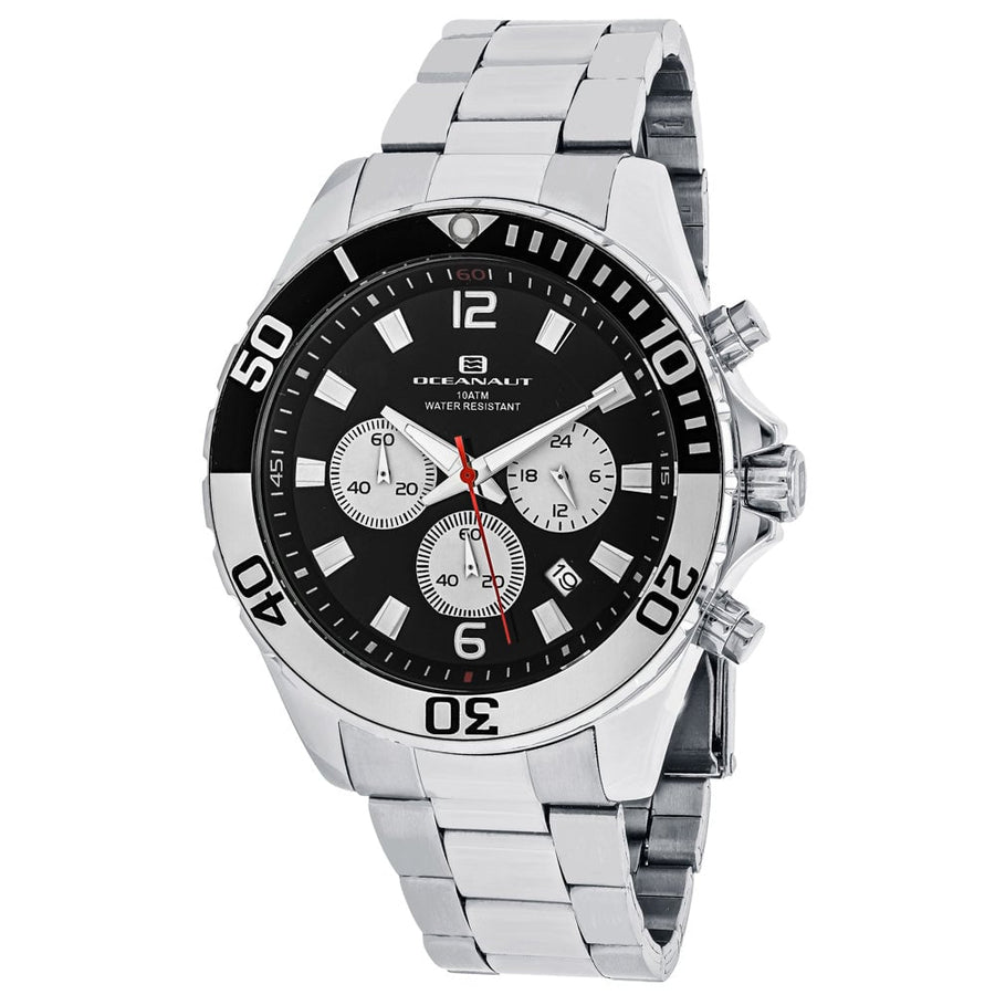 Oceanaut Sevilla Black Dial Mens Watch OC2524 Stainless Steel Waterproof Image 1