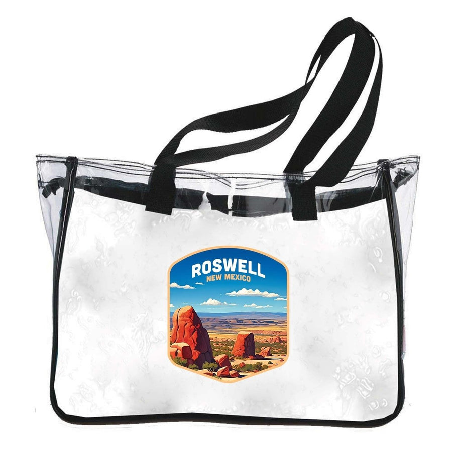 Rowell Mexico Design B Souvenir Clear Tote Bag Image 1