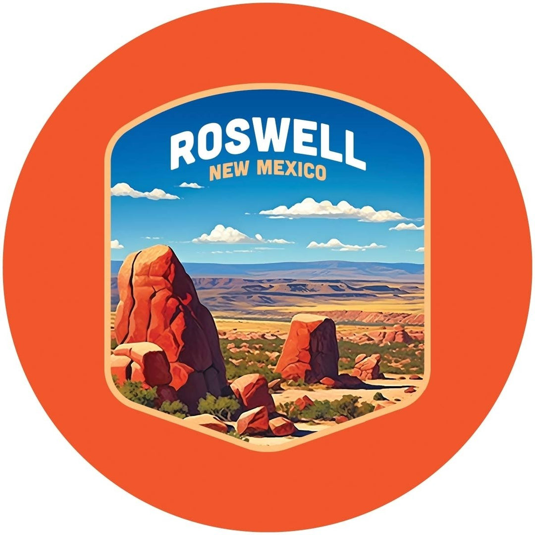 Rowell Mexico Design B Souvenir Coaster Paper 4 Pack Image 1