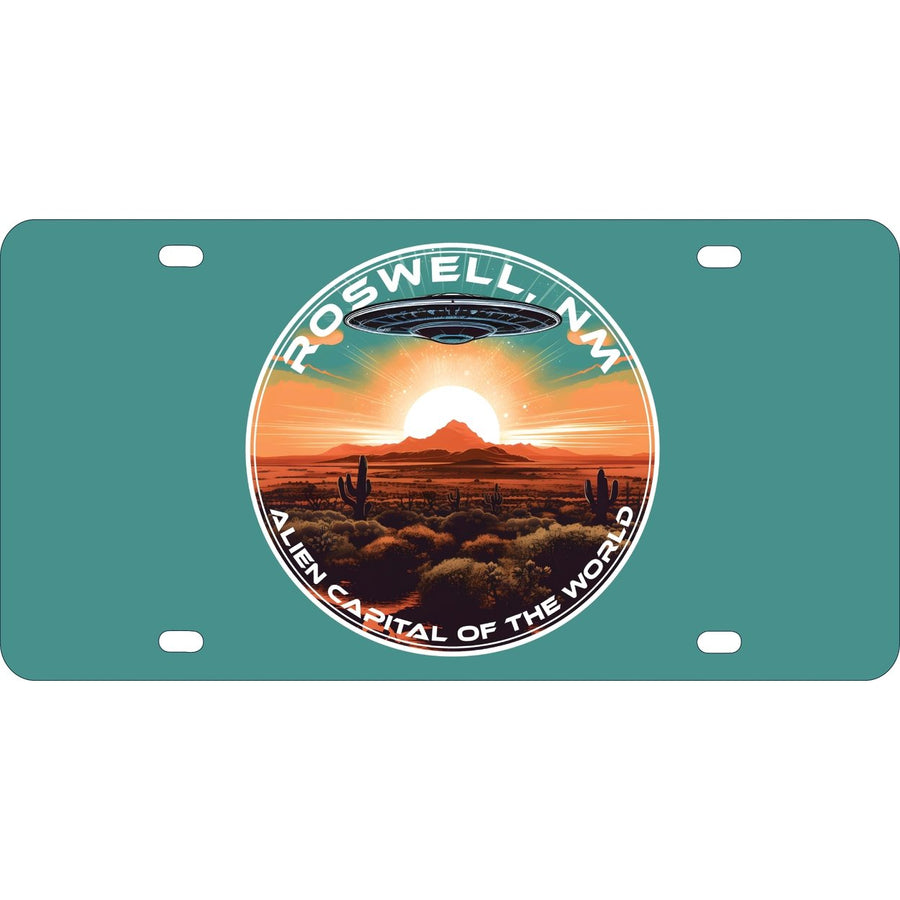 Roswell Mexico Design A Souvenir Metal License Plate Image 1