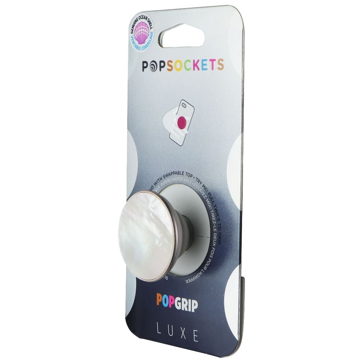 PopSockets PopGrip Stand and Grip with Swappable Top - Tidepool Starring Silver Image 1