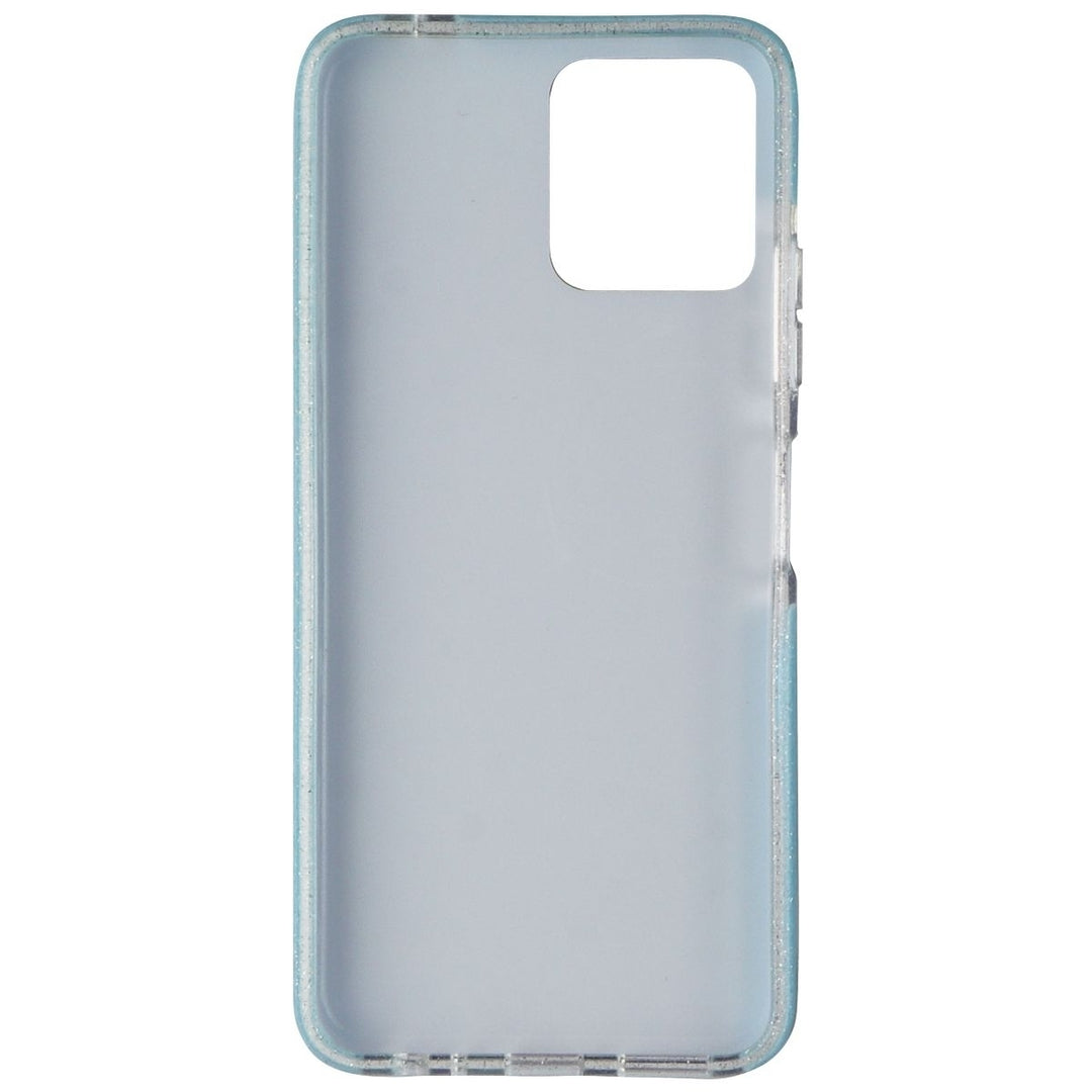 PureGear Slim Shell Series Hard Case for REVVL 6 5G - Blue Stripes/Glitter Image 3