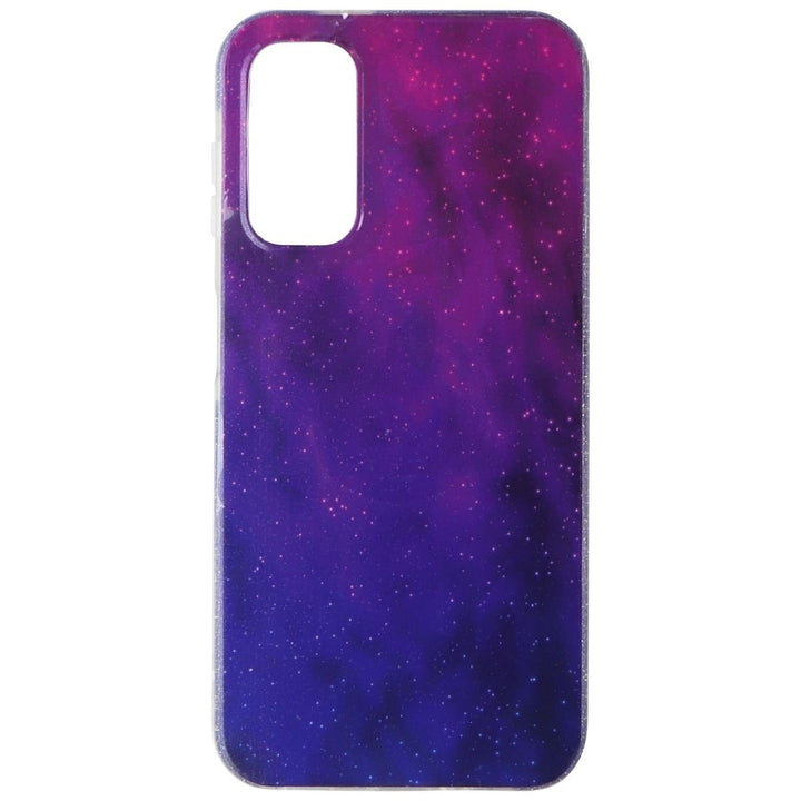 PureGear Slim Shell Designer Case for Galaxy A14 5G - Purple/Blue Glitter Image 2