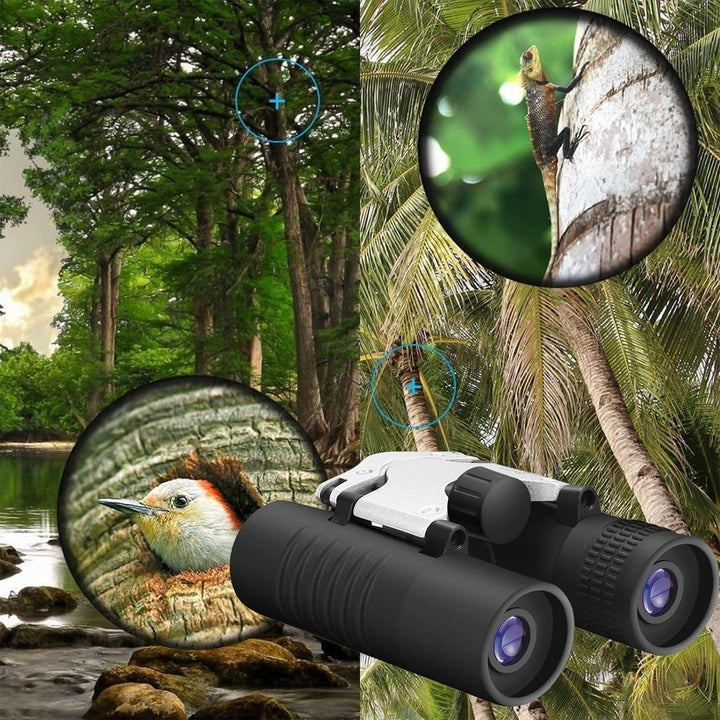 8 x 21 Binoculars for Adults and Kids with High Powered Water-Proof Compact Binoculars HD Large Field of View for Bird Image 7