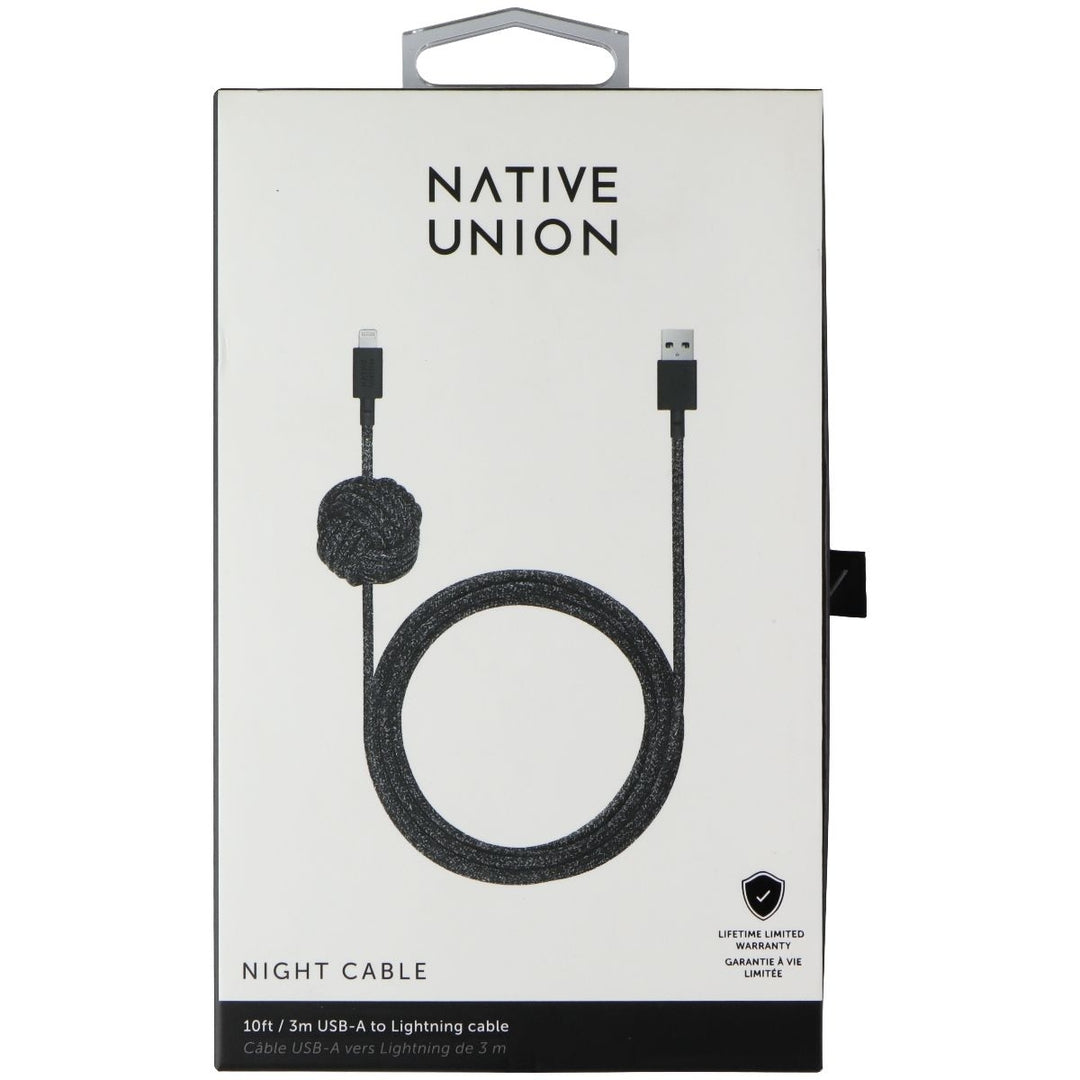 Native Union Night Cable USB-A to Lightning 8-Pin 10FT Cable - Cosmos Image 1