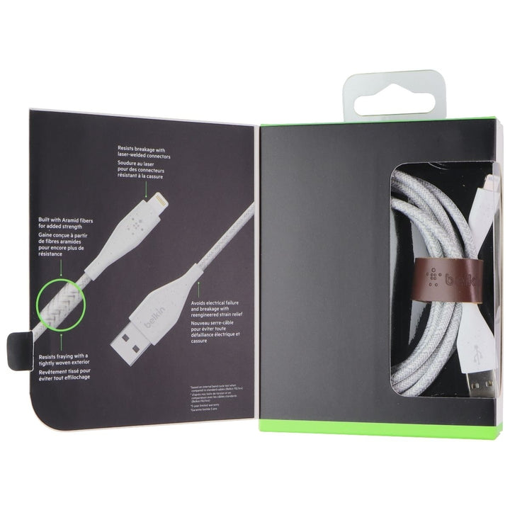 Belkin DuraTek Plus 6FT USB-A to Lightning 8-Pin Charge Cable - White Image 2